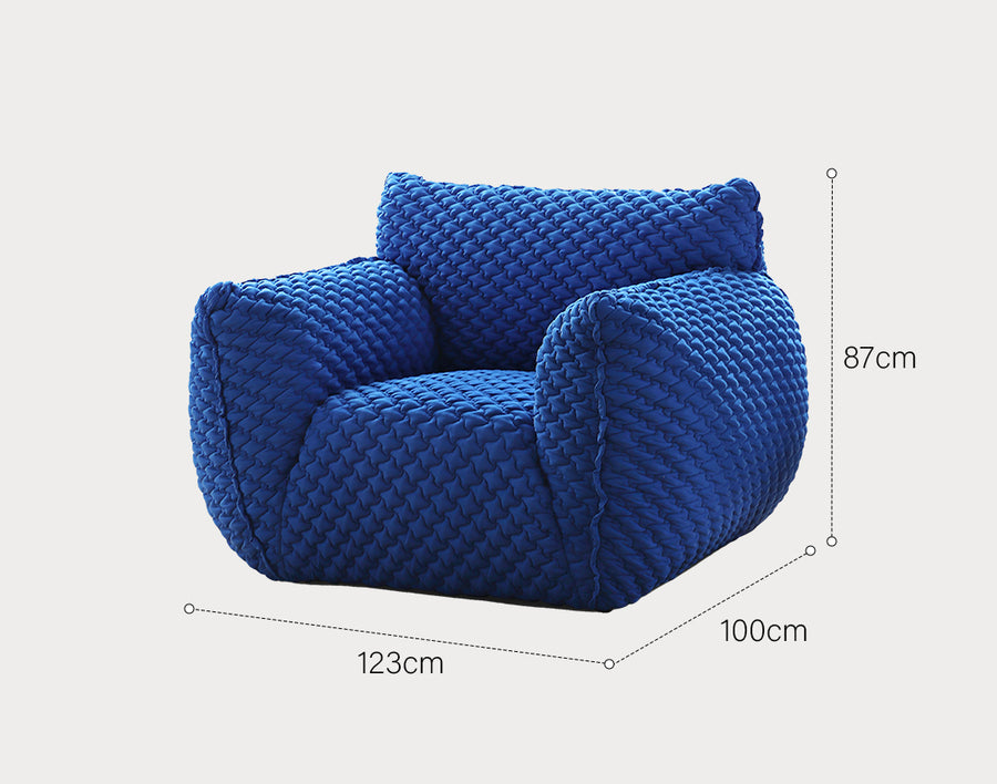 Kaczmarek Accent Chair, Armchair, Blue