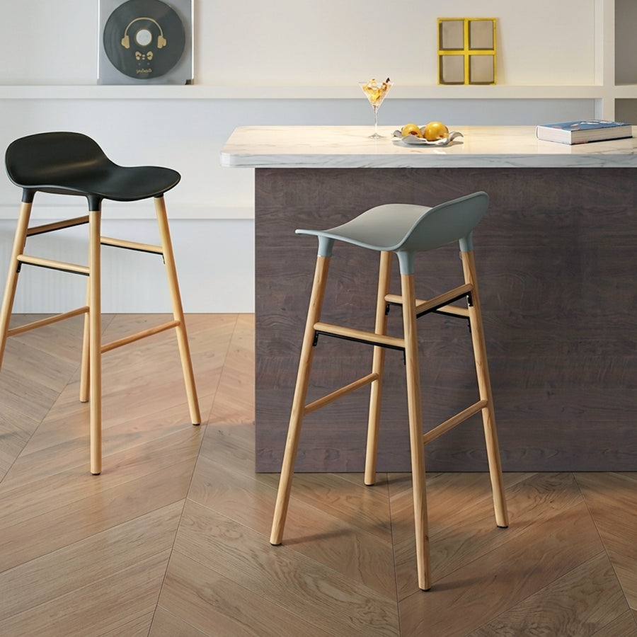 Lila Sketchy Bar Stool