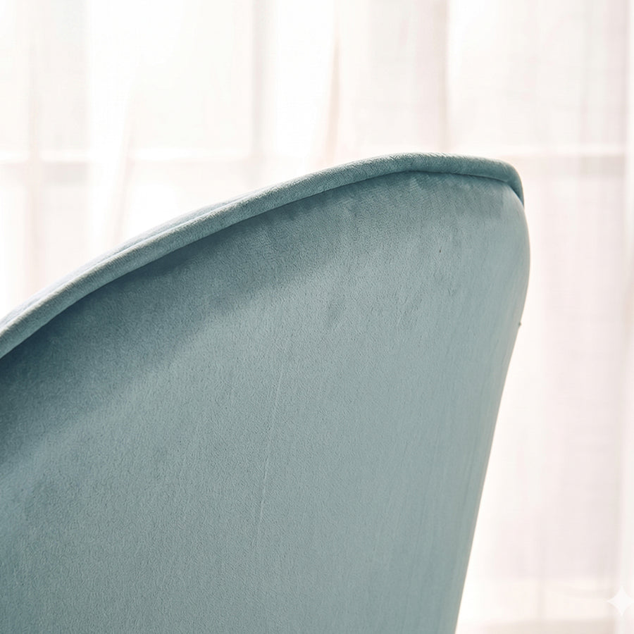 Lule Dining Chair, Gold Legs