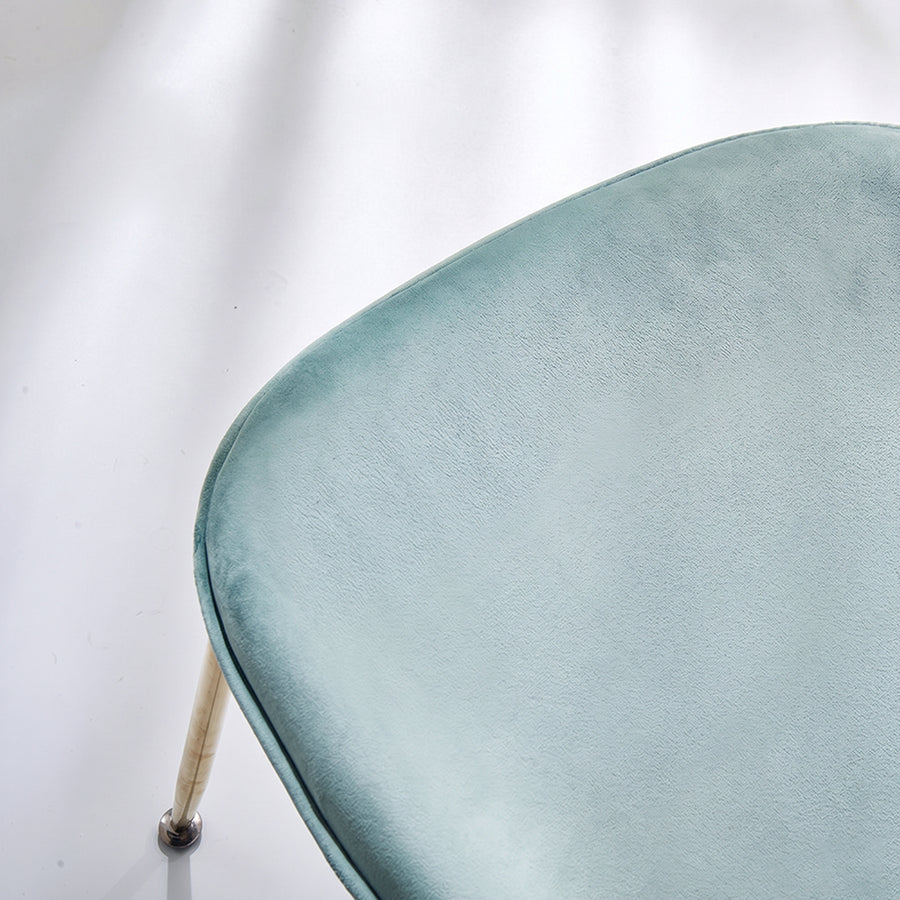 Lule Dining Chair, Gold Legs
