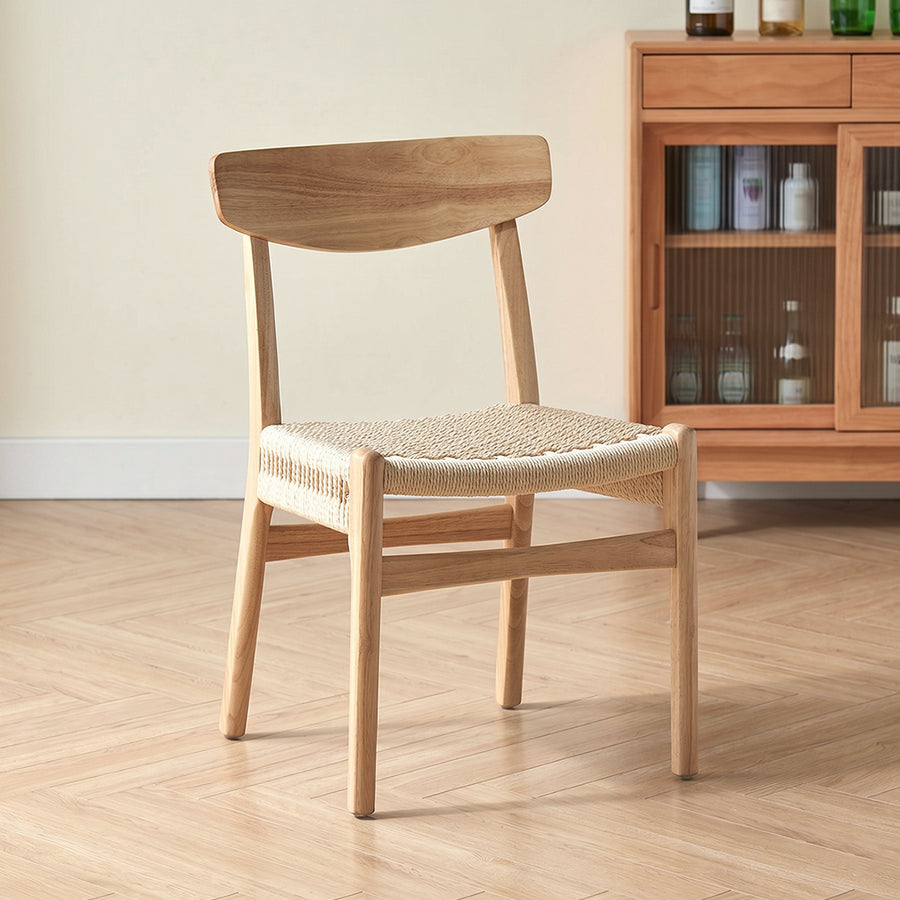 Nadine Rattan Dining Chair, Ash