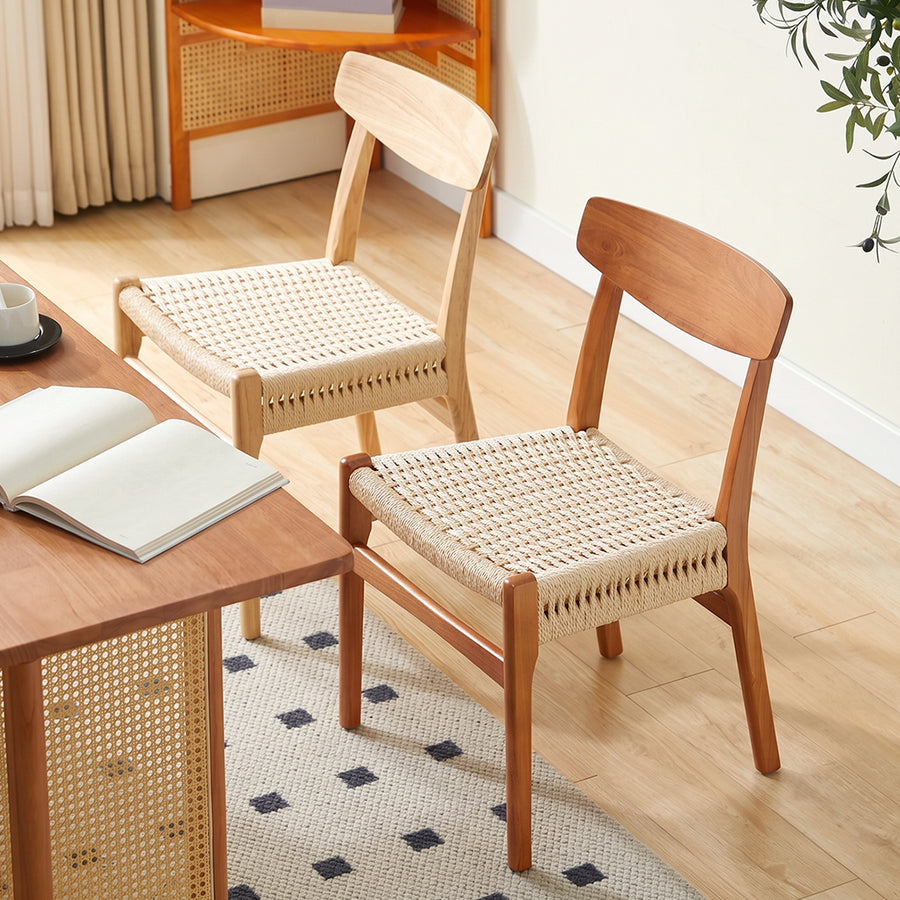 Nadine Rattan Dining Chair, Ash