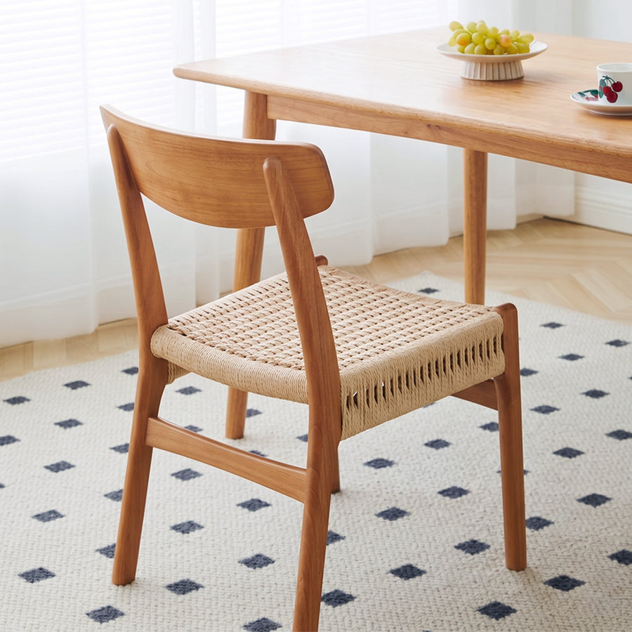 Nadine Rattan Dining Chair, Ash