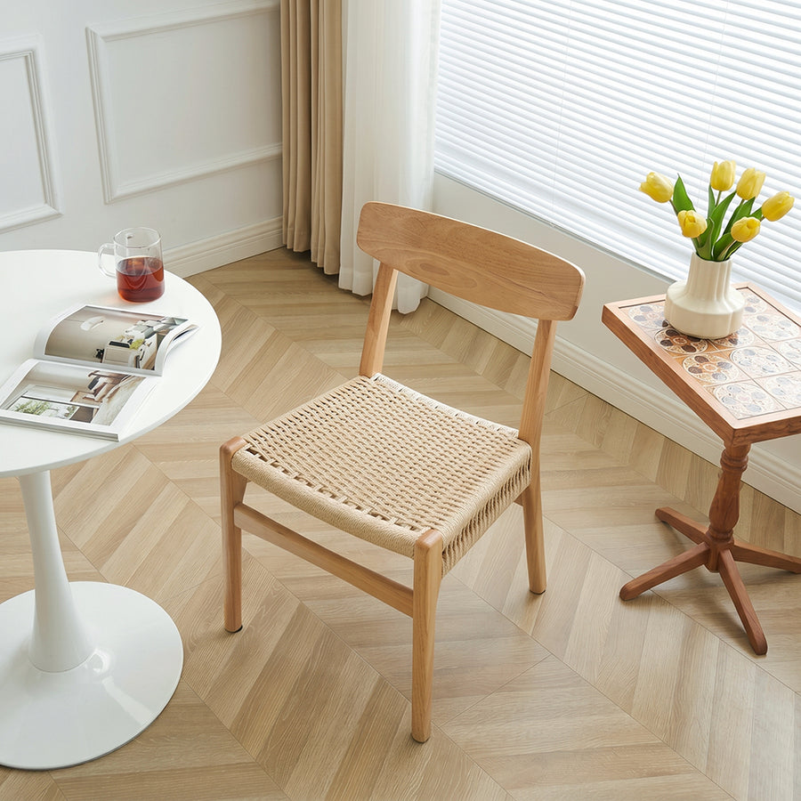 Nadine Rattan Dining Chair, Ash