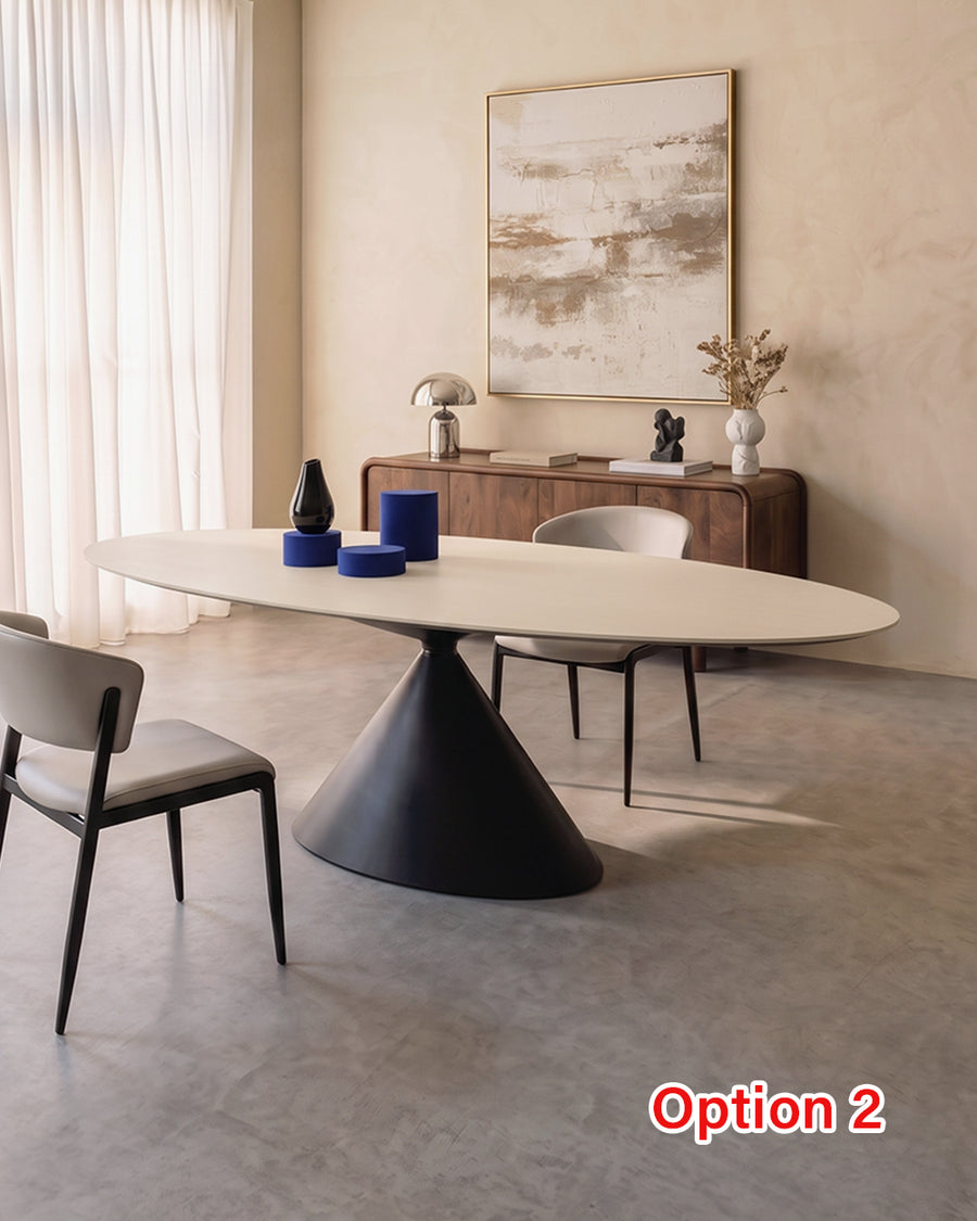 Pires Oval Dining Table, Sintered Stone 产品图 8