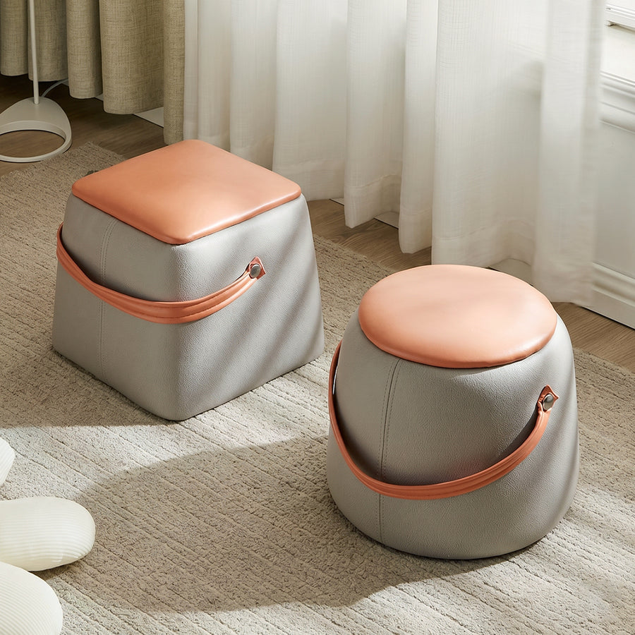 Tabitha Mini Saddle Footstool