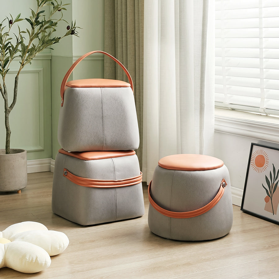 Tabitha Mini Saddle Footstool