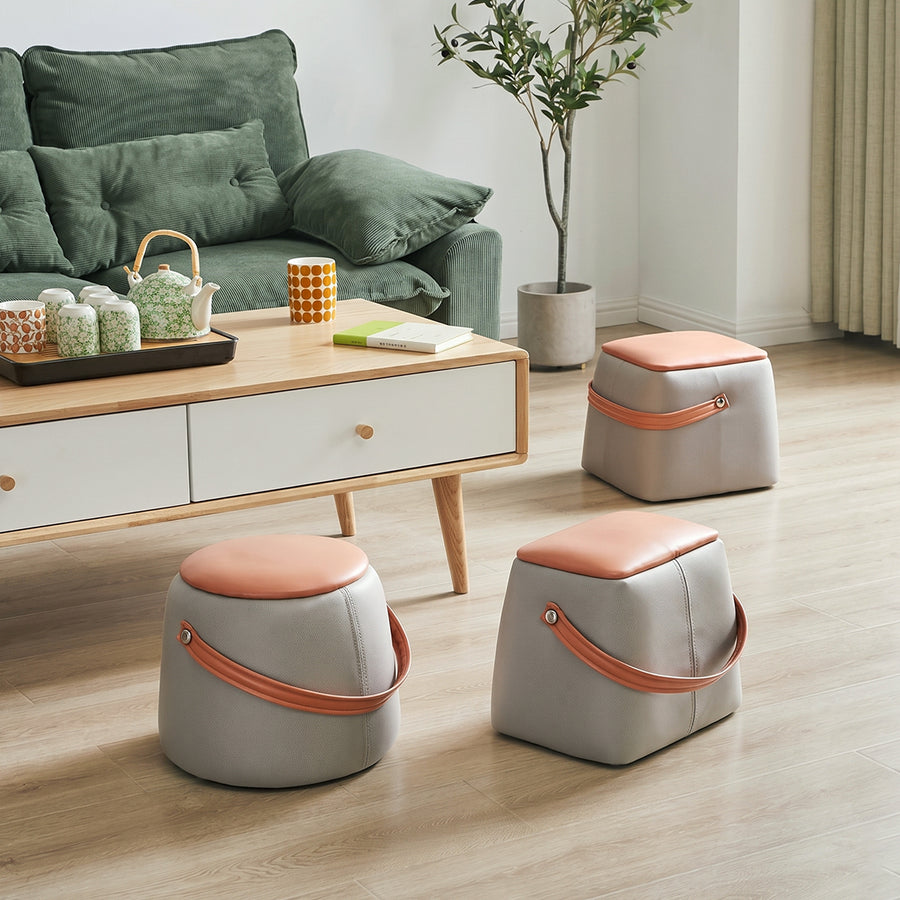 Tabitha Mini Saddle Footstool
