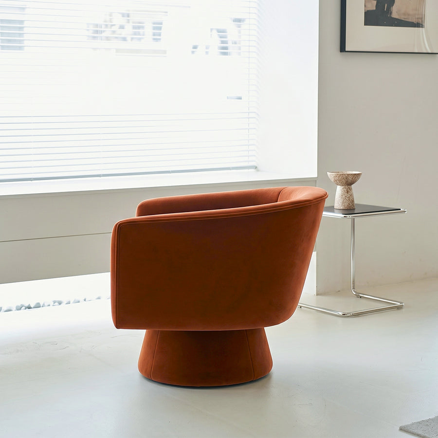 Tavares Swivel Armchair, Lounge Chair, Velvet