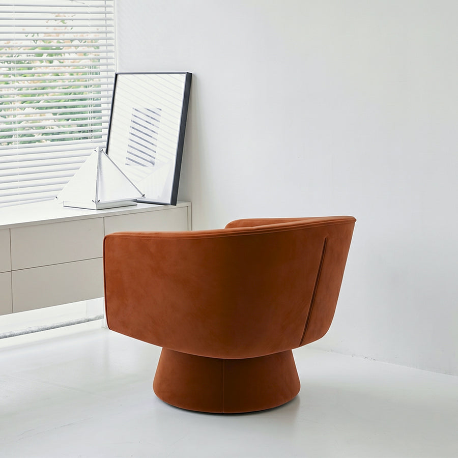 Tavares Swivel Armchair, Lounge Chair, Velvet