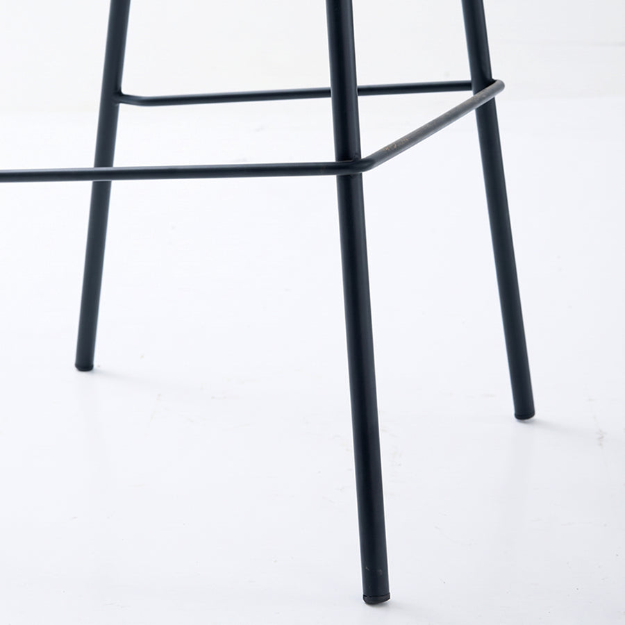 Upton Nordic Bar Stool, Leather