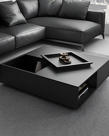 Rexana Coffee Table With Drawer, Walnut