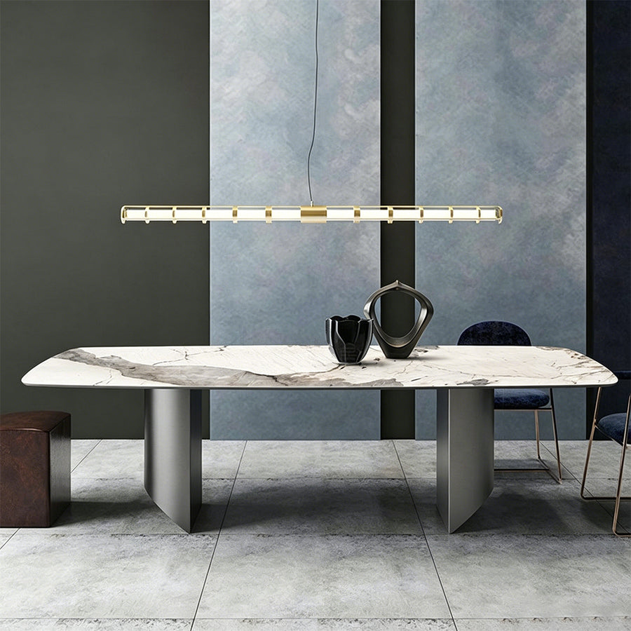 Rupert Dining Table front view as a dining table uk