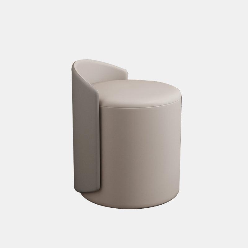 Morgan Ottoman Footstool, Dressing Table Stool front view as a media unit