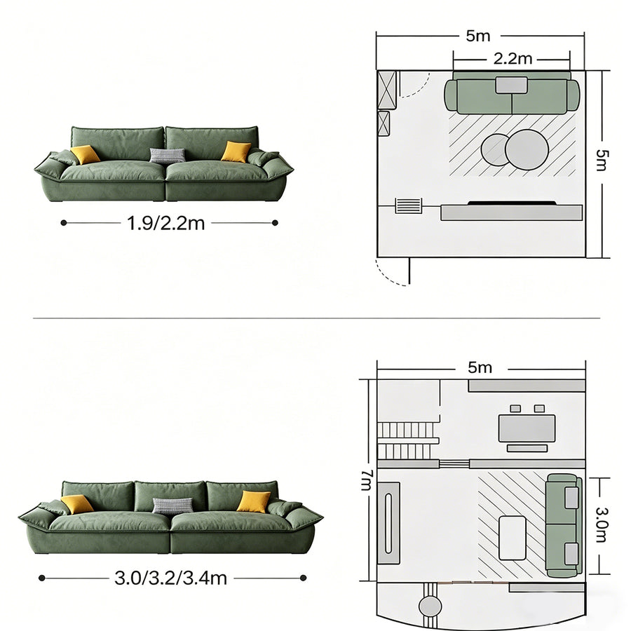 Sawyer Single Seater, Two Seater, Three Seater, Four Seater, Five Seater Sofa, Green product image 9