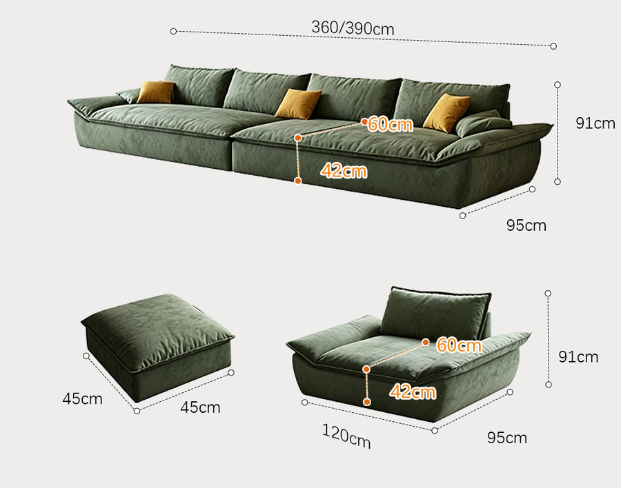 Sawyer Single Seater, Two Seater, Three Seater, Four Seater, Five Seater Sofa, Green product image 10