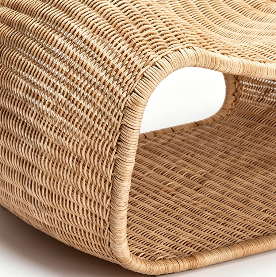 Serrano Outdoor Lounge Chair With Footstool, Rattan - serrano outdoor lounge rattan outdoor lounge chair UK