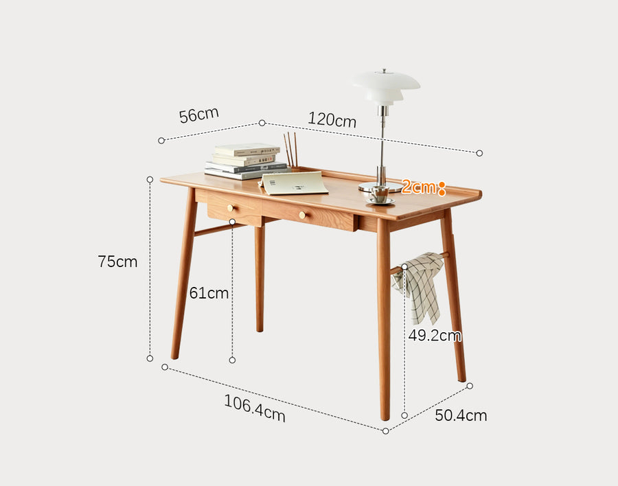 Sierra Office Desk, Ash