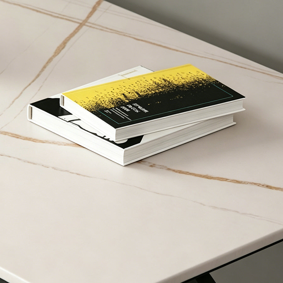 Simon Office Desk, Sintered Stone