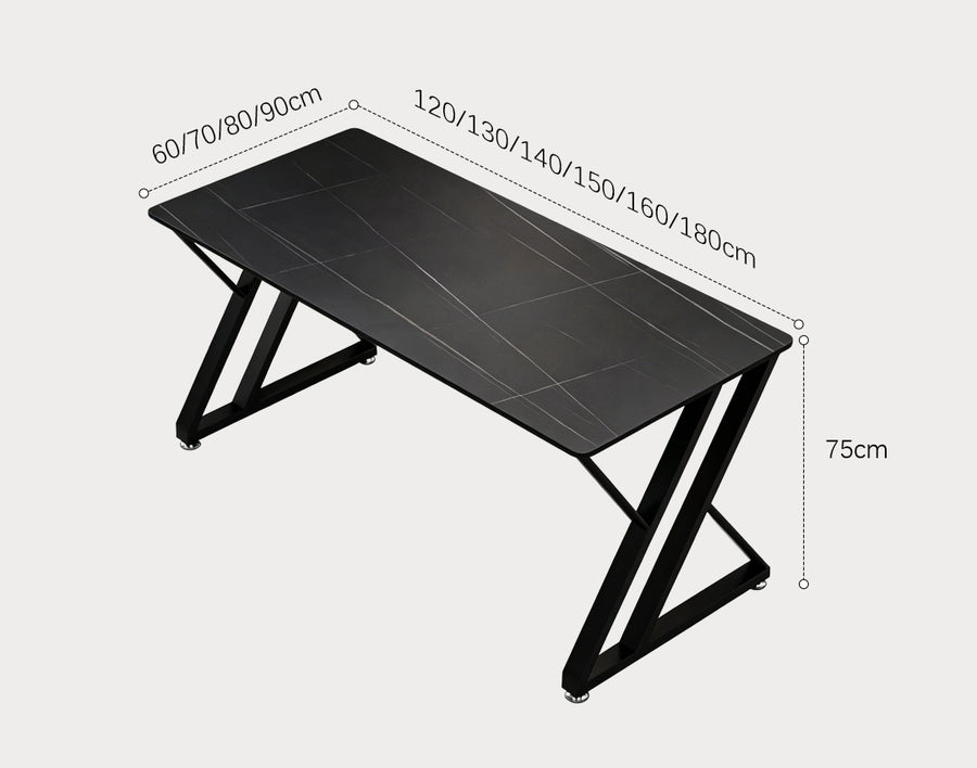 Simon Office Desk, Sintered Stone