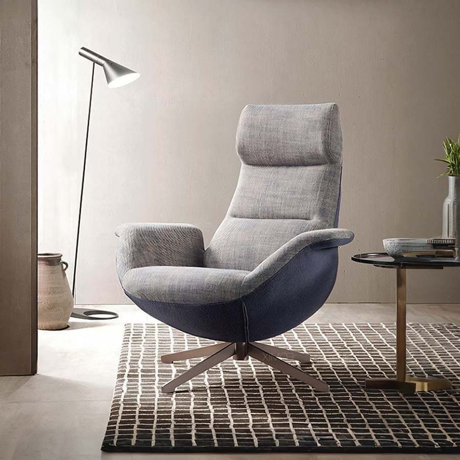 Simone Armchair, Linen - accent chair UK