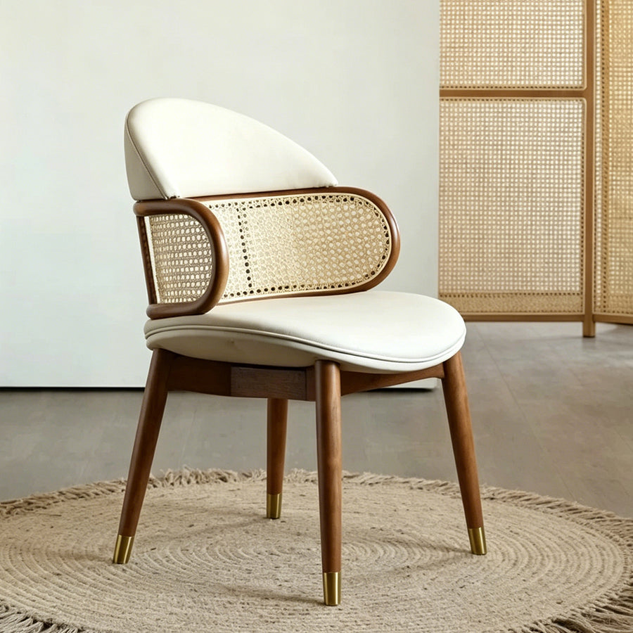 Skylar Rattan Dining Table room setting for everyday dining