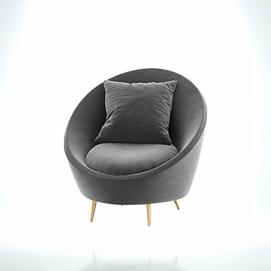Slender Armchair, Velvet - accent chair UK