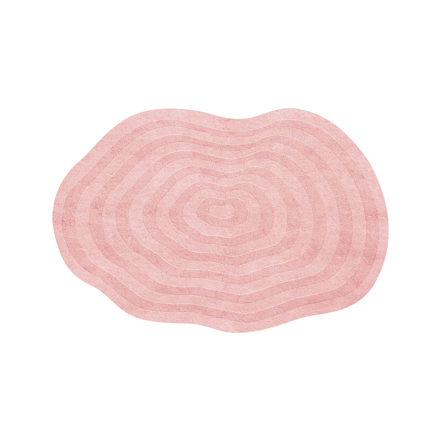 Sofia Blush Gradient Cloud Rug, Various Styles Available detail view for living room rug UK