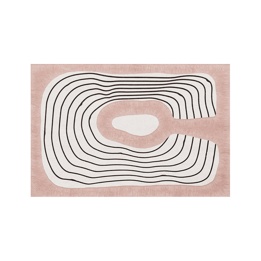Nova Topo Blush Rug, Various Styles Available - modern rug UK