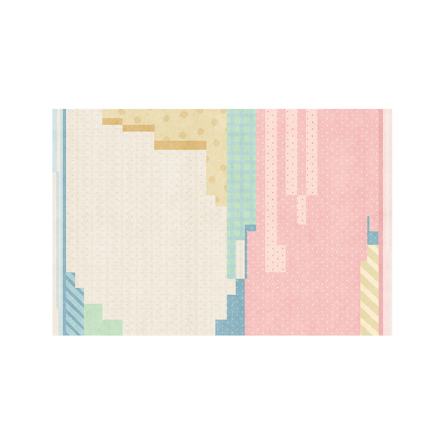 Juniper Camo Texture Mix Rug detail view for patterned area rug