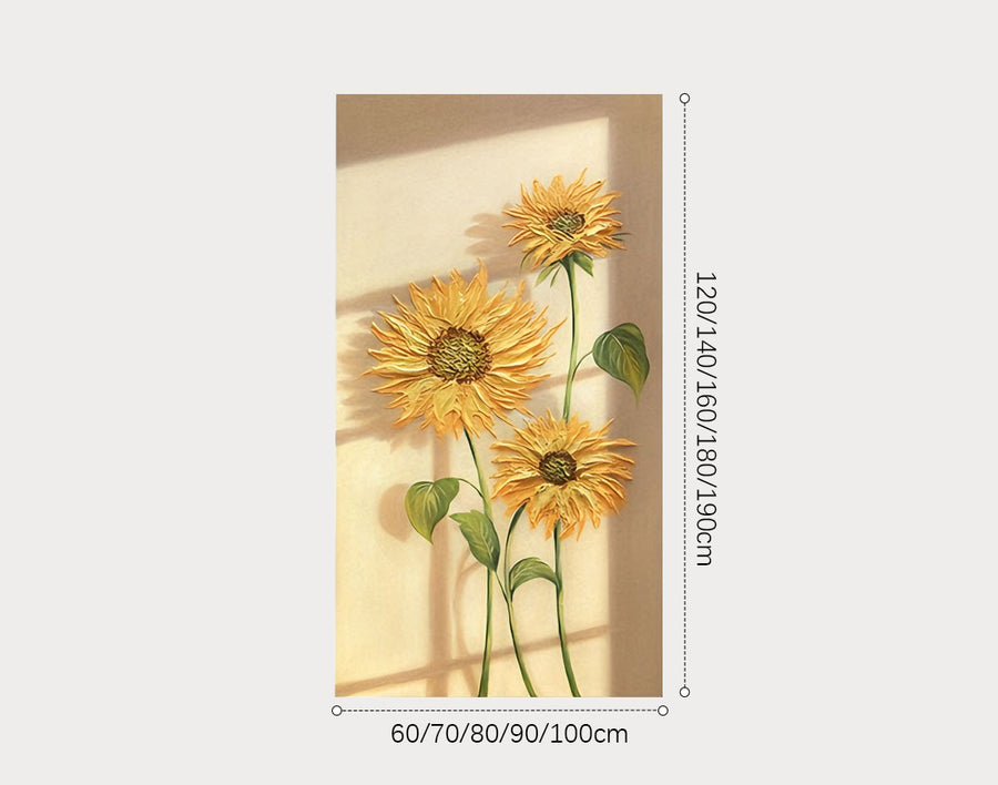 Sunflowers Leaves Framed Wall Art Print Multiple Size