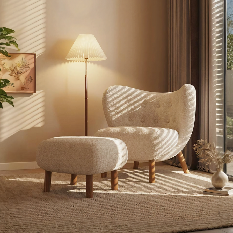 SweetHome Winni Armchair, Boucle - accent chair UK