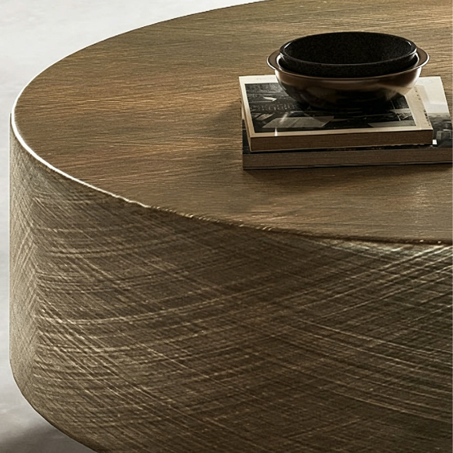 T94 Golden Nesting Coffee Table, Glass
