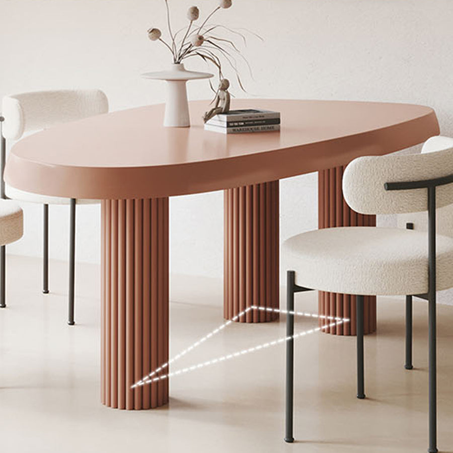 Tammy Dining Table lifestyle view with black and gold dining table