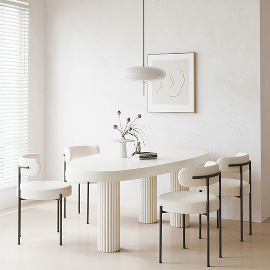 Tammy Dining Table front view as a dining table uk