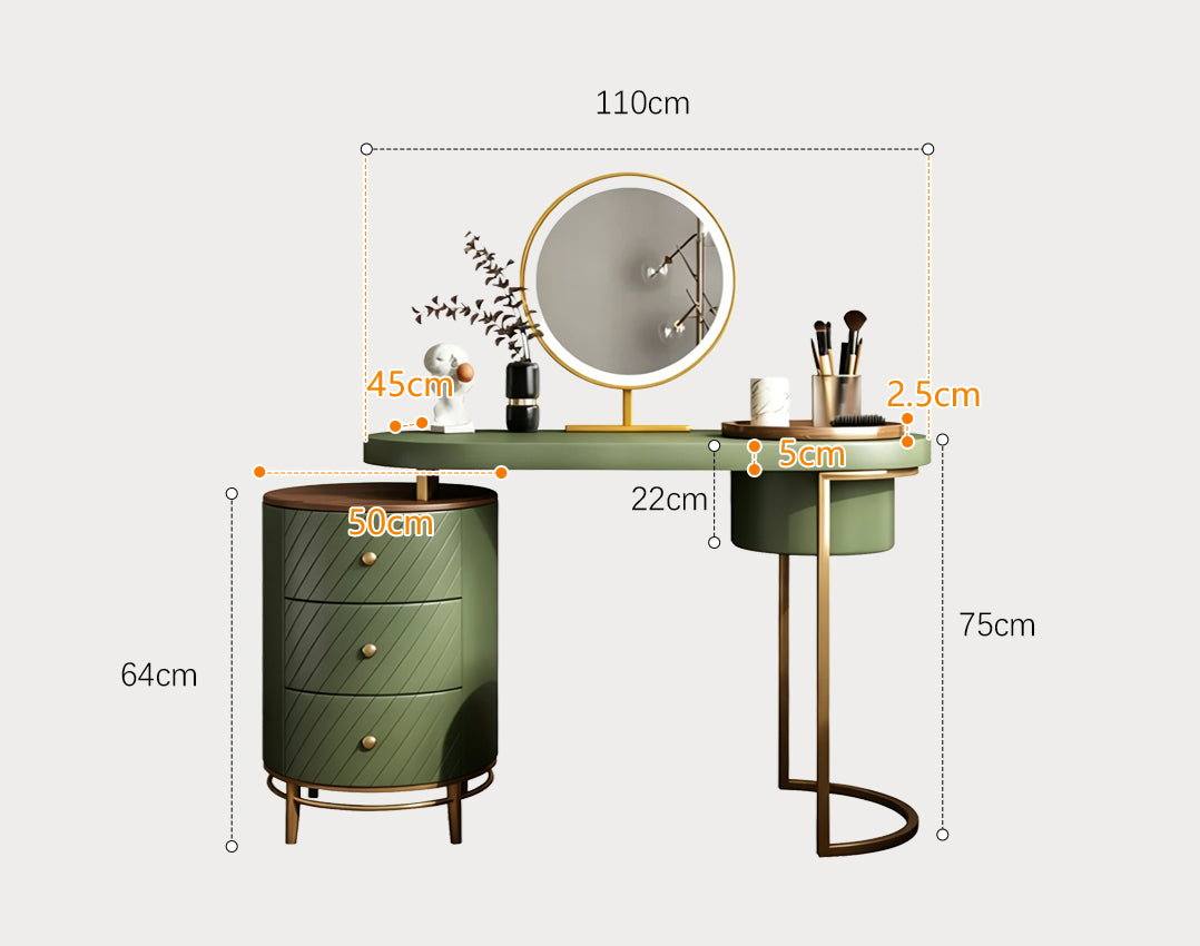 Tandy Green Dressing Table