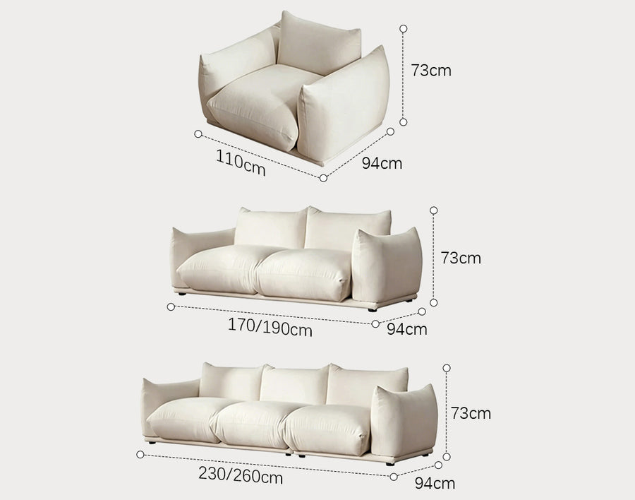 Tate Two Seater, Three Seater Sofa, Boucle Or Velvet product image 12