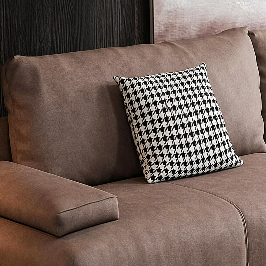 Theodore Tofu Single Seater, Two Seater, Three Seater, Four Seater Sofa, Off White upholstery and cushion detail