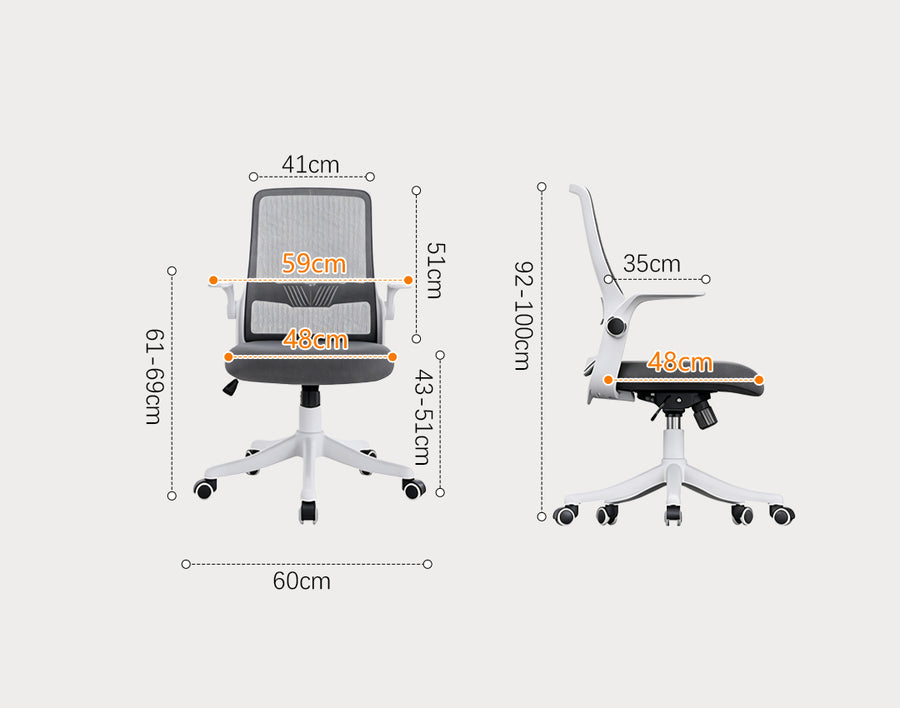 Ticova Office Chair, Middle Back