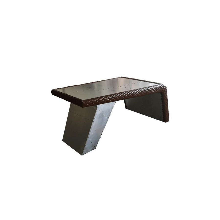 Timothy Aviator Office Desk, Aluminium