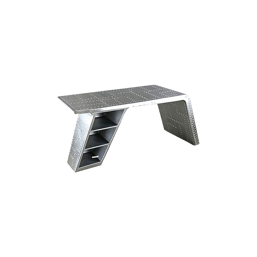 Timothy Aviator Office Desk, Aluminium