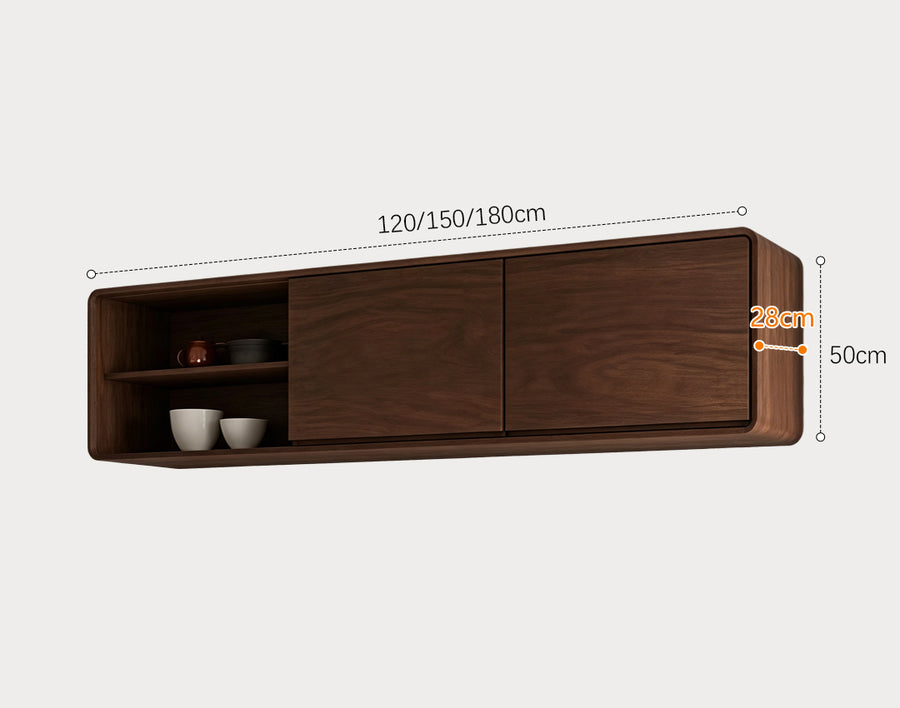 Topaz Cabinet, Wood & Rattan, Three Different Styles detail view for storage cabinet UK