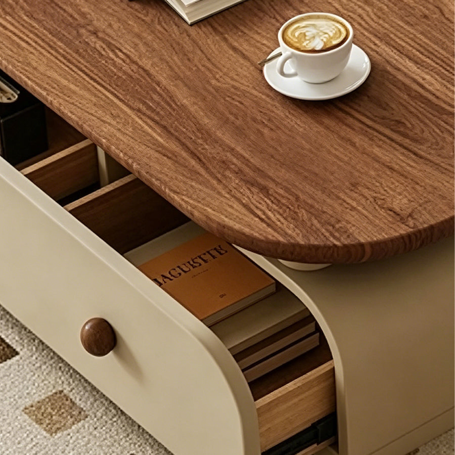 Uddin Rectangle Coffee Table With Storage in a modern UK home