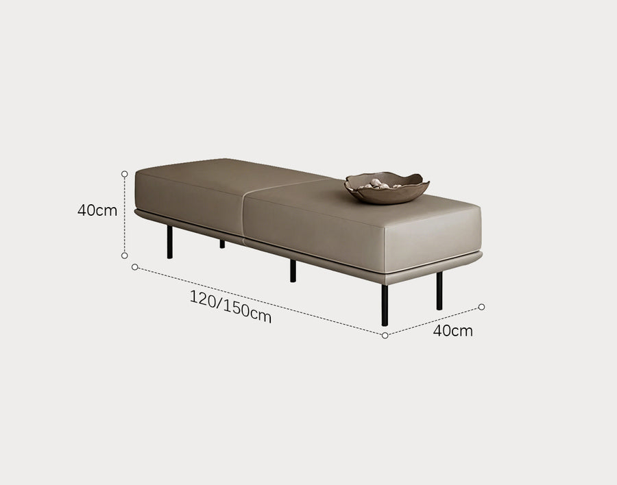 Undine Bench, PU Leather