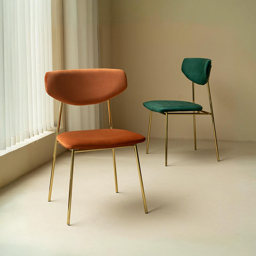 Urban Dining Chair, Velvet - velvet dining chair UK