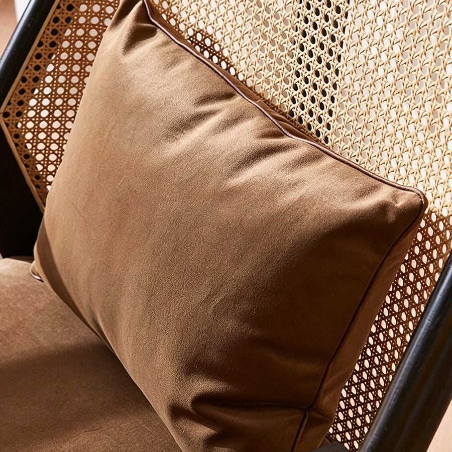 Valeria Rattan Armchair detail view for accent chair UK
