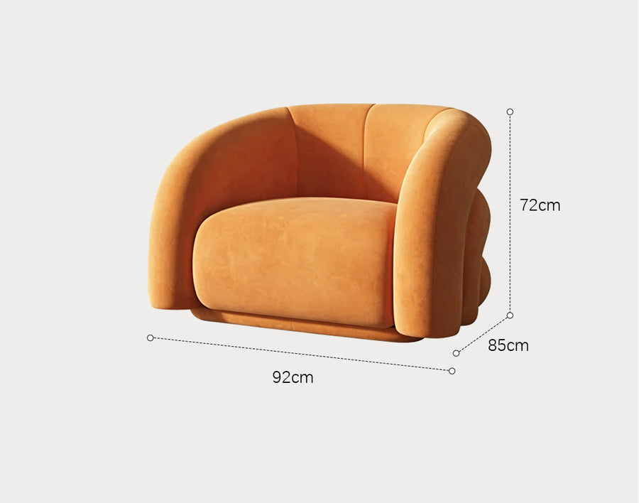Viola Armchair, Boucle in a modern UK home