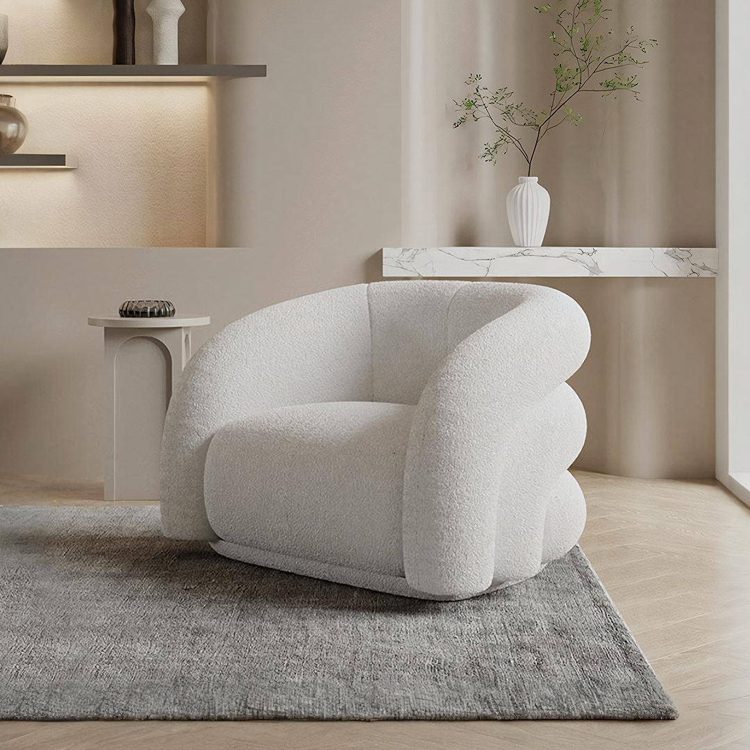 Viola Armchair, Boucle - accent chair UK