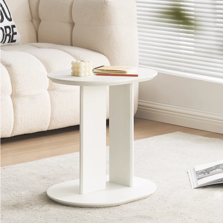 Ebenezer Side Table, White - white side table UK