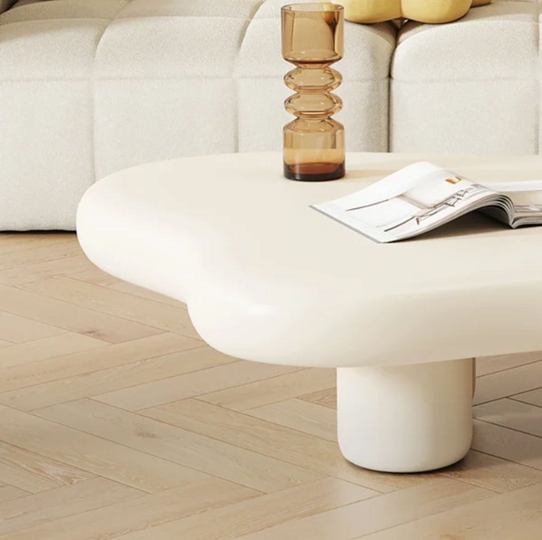 Quincy Coffee Table, Cream